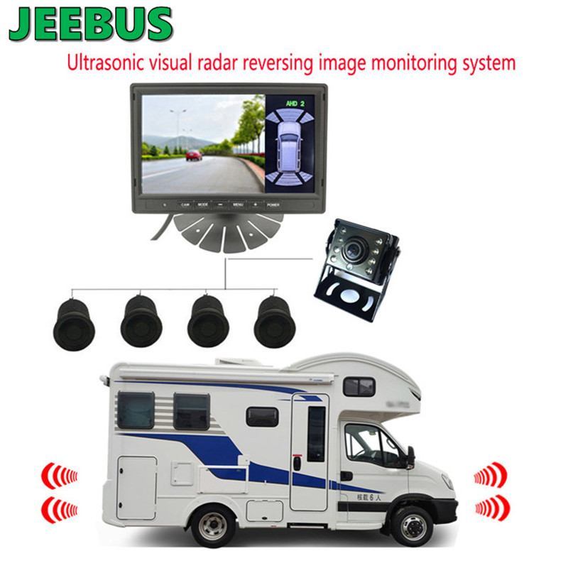 Cena HD Camera di visione notturna con sensore di parcheggio radar per camper Sedan