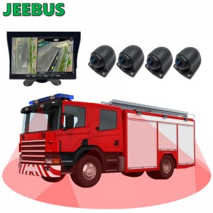 AHD 1080P Monitoraggio 3D 360 Bird View All Round Camera System per Van Bus Truck Heavy Duty
