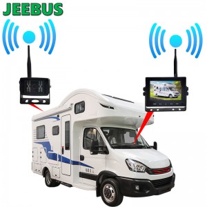 Telecamera WiFi wireless con backup automatico inverso con sistema di parcheggio monitor da 5 pollici per veicoli camper